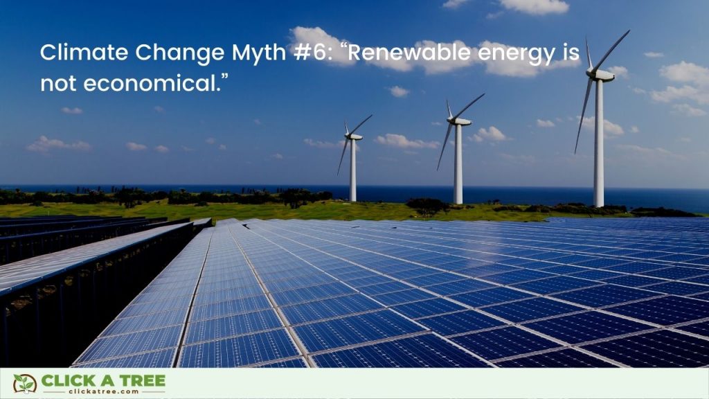 yth #6: “Renewable energy is not economical.”