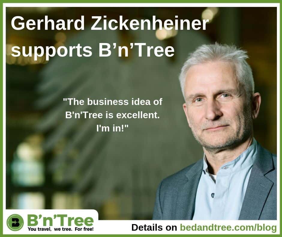Gerhard Zickenheiner supports B’n’Tree bedandtree