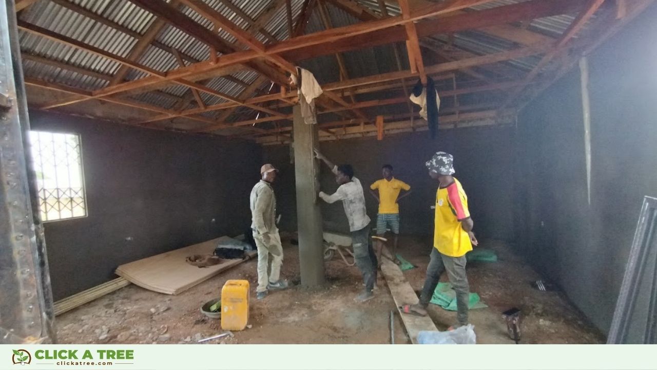 Click A Tree's entrepreneur school in Tamale, Ghana.