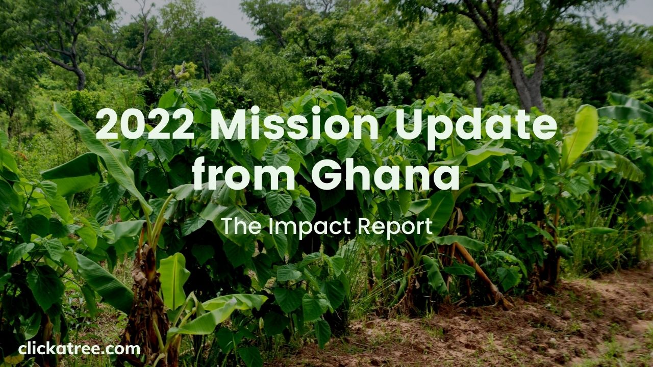 2022 Mission Update from Ghana + Click A Tree's Impact Report