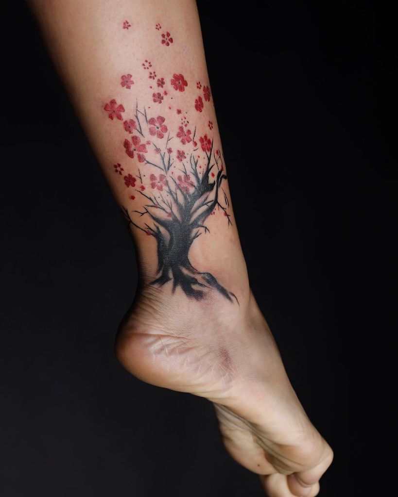 Cherry Tree Tattoo by Hady w Click A Tree